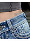 Ninth Hall Fundamentals Shawnie Black Seaming Crop T-Shirt - Thumbnail image 3 of 4
