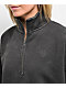 Ninth Hall Fundamentals Sheena Black Wash Oversized Quarter Zip Sweatshirt - Thumbnail image 3 of 4