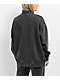 Ninth Hall Fundamentals Sheena Black Wash Oversized Quarter Zip Sweatshirt - Thumbnail image 2 of 4