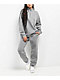 Ninth Hall Fundamentals Sheena Grey Oversized Quarter Zip Mineral Wash Sweatshirt - Thumbnail image 4 of 4