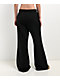 Ninth Hall Fundamentals Sherry Black Wide Leg Sweatpants - Thumbnail image 2 of 3