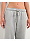 Ninth Hall Fundamentals Sherry Heather Grey Wide Leg Sweatpants - Thumbnail image 4 of 4