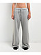 Ninth Hall Fundamentals Sherry Heather Grey Wide Leg Sweatpants - Thumbnail image 1 of 4