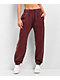 Ninth Hall Fundamentals Sibyl Red Mineral Wash Relaxed Sweat Pants - Thumbnail image 1 of 3