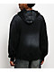 Ninth Hall Fundamentals Spray Black Wash Hoodie - Thumbnail image 2 of 5