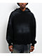 Ninth Hall Fundamentals Spray Black Wash Hoodie - Thumbnail image 1 of 5