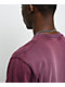 Ninth Hall Fundamentals Spray Dark Red Wash Boxy T-Shirt - Thumbnail image 3 of 5