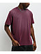 Ninth Hall Fundamentals Spray Dark Red Wash Boxy T-Shirt - Thumbnail image 1 of 5