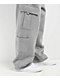 Ninth Hall Fundamentals Stash Grey Baggy Cargo Sweatpants - Thumbnail image 7 of 8