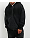 Ninth Hall Fundamentals Sunbleached Black Wash Zip Hoodie - Thumbnail image 1 of 5