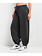 Ninth Hall Fundamentals Tyla Black Mineral Wash Oversized Sweatpants - Thumbnail image 3 of 4