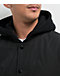 Ninth Hall Fundamentals Varsity Black Hooded Bomber Jacket - Thumbnail image 3 of 5