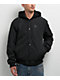 Ninth Hall Fundamentals Varsity Black Hooded Bomber Jacket - Thumbnail image 2 of 5