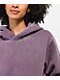 Ninth Hall Fundamentals Violet Wash  Relaxed Hoodie - Thumbnail image 3 of 3