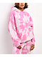 Ninth Hall Fundamentals Wichita Pink Tie Dye Hoodie - Thumbnail image 1 of 7