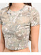 Ninth Hall Fundementals Carina Light Camo Crop T-Shirt - Thumbnail image 3 of 3