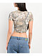 Ninth Hall Fundementals Carina Light Camo Crop T-Shirt - Thumbnail image 2 of 3