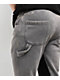 Ninth Hall Grey & Black Wash Stacked Flare Sweatpants - Thumbnail image 5 of 6