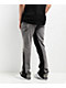 Ninth Hall Grey & Black Wash Stacked Flare Sweatpants - Thumbnail image 2 of 7