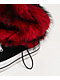 Ninth Hall Grunge Red Faux Fur Leg Warmers - Thumbnail image 2 of 3