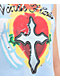 Ninth Hall Harper Cross Heart Light Blue Crop T-Shirt - Thumbnail image 4 of 4