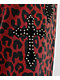 Ninth Hall Idle Armor Cheetah Print Red Straight Leg Jeans - Thumbnail image 3 of 6