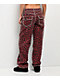 Ninth Hall Idle Armor Cheetah Print Red Straight Leg Jeans - Thumbnail image 2 of 6