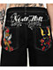 Ninth Hall Idle Black Wash Shorts - Thumbnail image 4 of 6