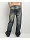 Ninth Hall Idle Blue Wash Straight Leg Jeans - Thumbnail image 2 of 7