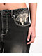 Ninth Hall Idle Chapel Black Wash Straight Leg Jeans - Thumbnail image 3 of 5