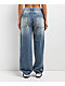 Ninth Hall Idle Consult Straight Leg Denim Jeans - Thumbnail image 2 of 8