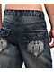 Ninth Hall Idle Dusk Blue Wash Straight Leg Jeans - Thumbnail image 3 of 5