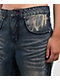 Ninth Hall Idle Dusk Blue Wash Straight Leg Jeans - Thumbnail image 4 of 5