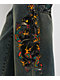 Ninth Hall Idle Envy Cougar Snake Dark Blue Wash Straight Leg Jeans - Thumbnail image 6 of 6