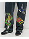 Ninth Hall Idle Printed Blue Dark Wash Straight Leg Jeans - Thumbnail image 5 of 6
