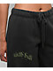 Ninth Hall Jenna Black Wide Leg Sweatpants - Thumbnail image 5 of 6