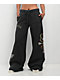 Ninth Hall Jenna Black Wide Leg Sweatpants - Thumbnail image 2 of 6