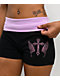 Ninth Hall Jennifer Cross & Wings Black Foldover Shorts - Thumbnail image 5 of 6