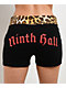 Ninth Hall Jennifer Leopard Print & Black Foldover Shorts - Thumbnail image 3 of 5