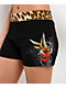 Ninth Hall Jennifer Leopard Print & Black Foldover Shorts - Thumbnail image 5 of 5
