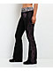 Ninth Hall Joella Cheetah Print Pink Fold Over Flare Leggings - Thumbnail image 4 of 6