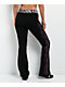 Ninth Hall Joella Cheetah Print Pink Fold Over Flare Leggings - Thumbnail image 2 of 6