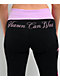 Ninth Hall Joella Cross Black Fold over Flare Leggings - Thumbnail image 4 of 5