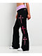 Ninth Hall Joella Cross Black Fold over Flare Leggings - Thumbnail image 5 of 5