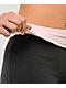Ninth Hall Joella Pink & Grey Foldover Flare Leggings - Thumbnail image 3 of 7