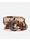 Ninth Hall Jude Western Cow Print Belt - Thumbnail image 1 of 2
