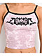 Ninth Hall Kerri Pink-A-Boo Crop Tank Top - Thumbnail image 3 of 4