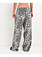 Ninth Hall Kitty Grey Plush Lounge Pants - Thumbnail image 2 of 4