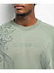 Ninth Hall Koi Pond Green Oversized Crewneck Sweatshirt - Thumbnail image 3 of 6