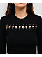Ninth Hall Krystie Lace Up Black Long Sleeve Crop T-Shirt - Thumbnail image 3 of 3
